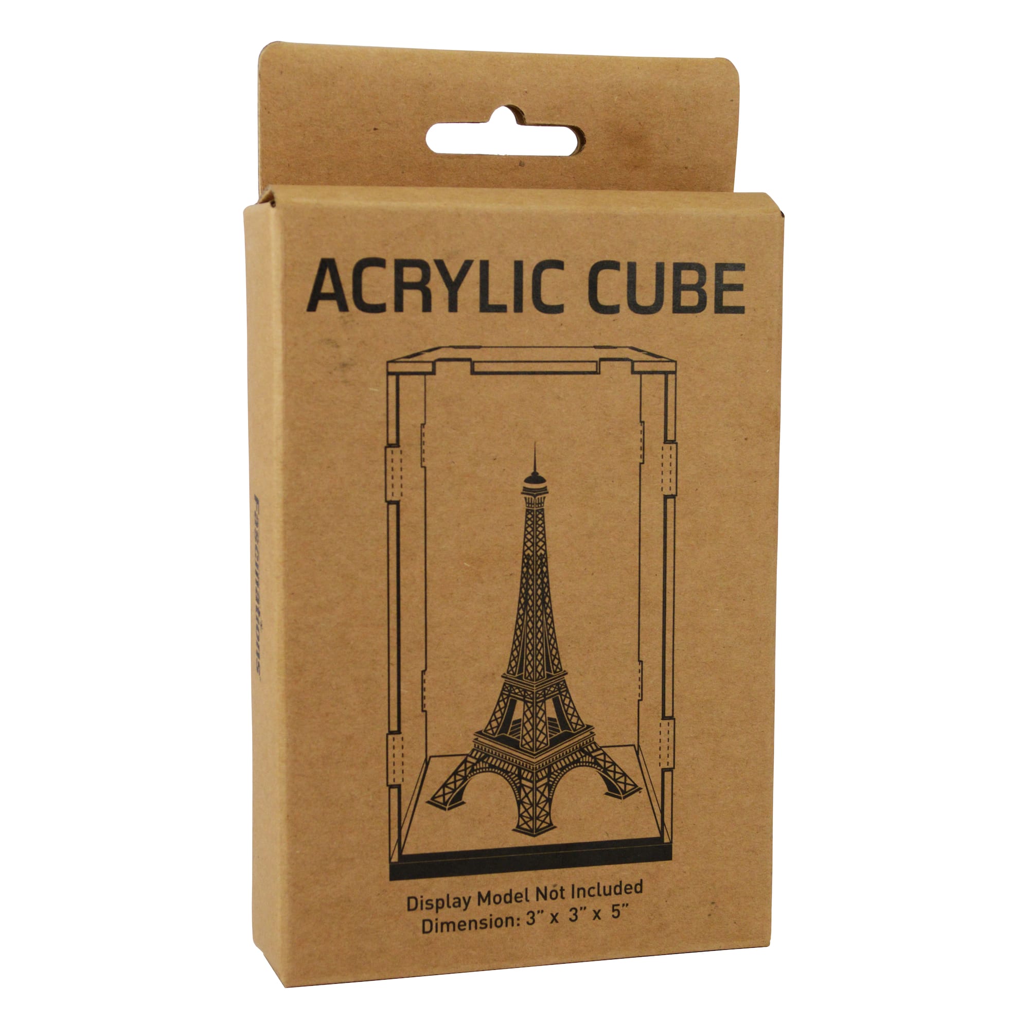 Metal Earth Acrylic Display Cube - 3 x 3 x 5 inches
